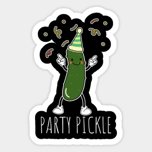 Party Pickle Funny Sticker